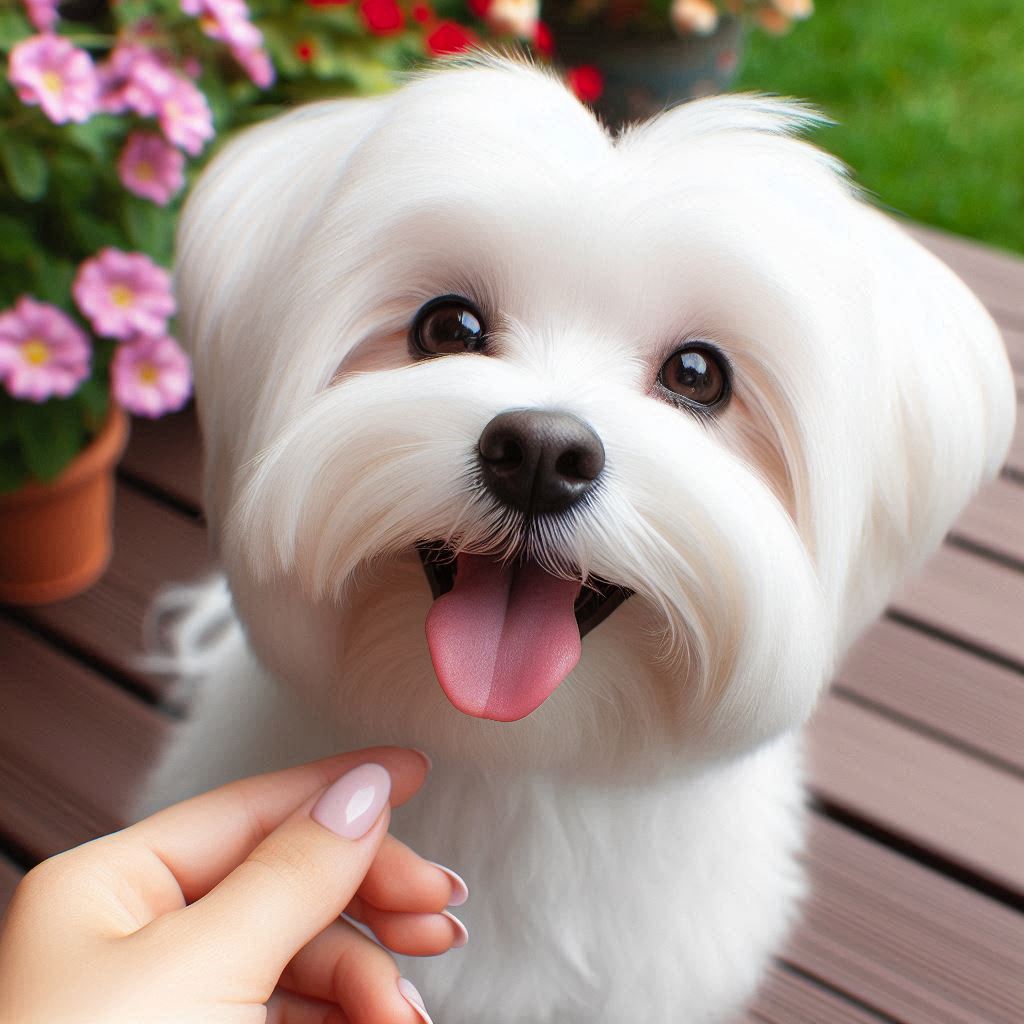 Bichón Maltés tipo de perro para personas alérgicas